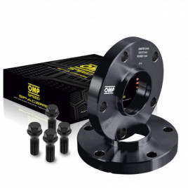 Coppia Distanziali OMP 15mm 5x100 57.1 M14x1.5 CONIC+14x1.5 BALL