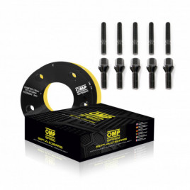 Coppia Distanziali OMP 5mm 5x114.3 66.1 M12x1.25+14x1.5 CONICO