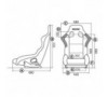 SEDILE RECARO (FIA) PROFI SPG XL - VELLUTO ROSSO PILOTA & COPILOTA