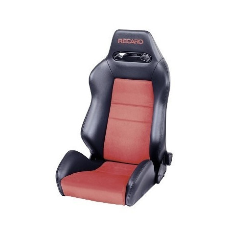 SEDILE RECARO SR5-SPEED PELLE ARTIFICIALE NERO/DINAMICA ROSSO PILOTA & COPILOTA