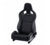 SEDILE RECARO SPORTSTER CS + RISCALDAMENTO PELLE ARTIFICIALE NERO/DINAMICA NERO PILOTA